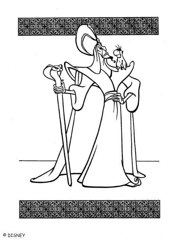 jafar coloring pages - photo #15