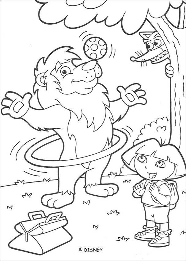 Kids Coloring Pages Dora. Dora and Friends