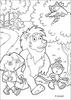 Dora the Exlorer, Boots, Swiper amd Lion coloring page - Coloring - Cartoon Characters Coloring Pages - Dora the Explorer coloring pages