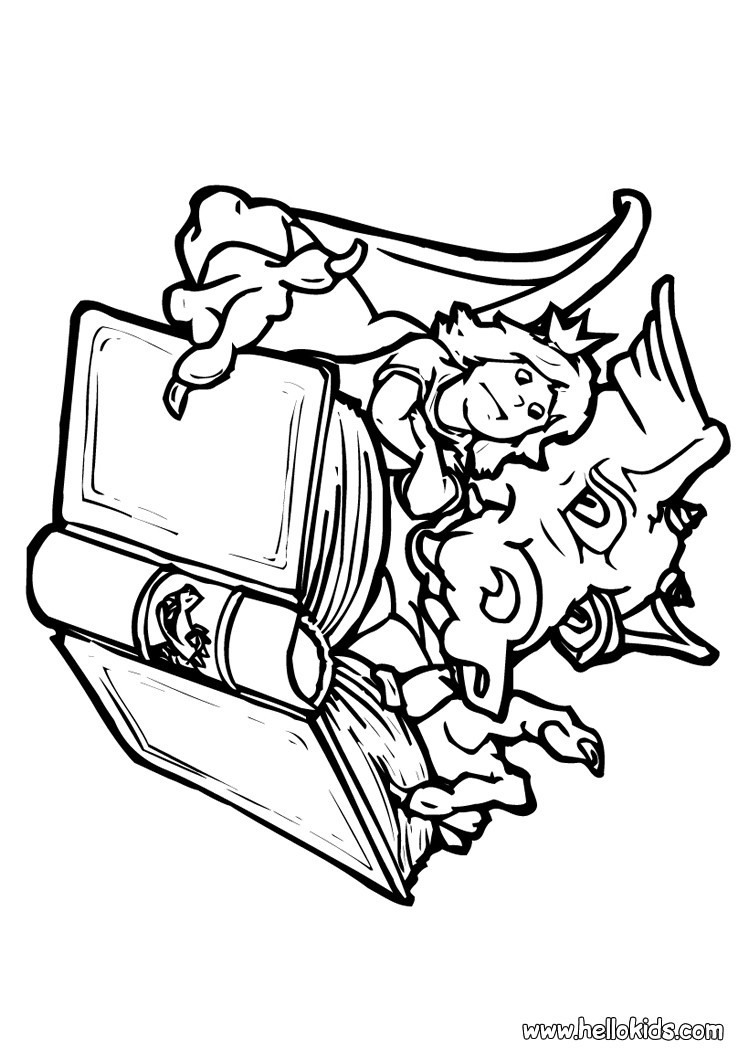 fantasy dragon coloring pages