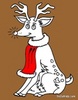 Christmas Sled and Reindeer coloring pages - Holiday coloring pages - Coloring