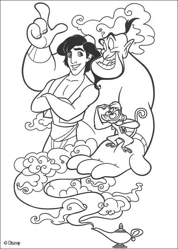 abu from aladdin coloring pages - photo #9