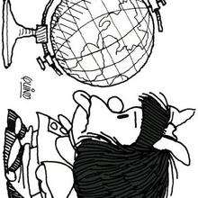 MAFALDA coloring pages : 11 free printables of cartoon characters to