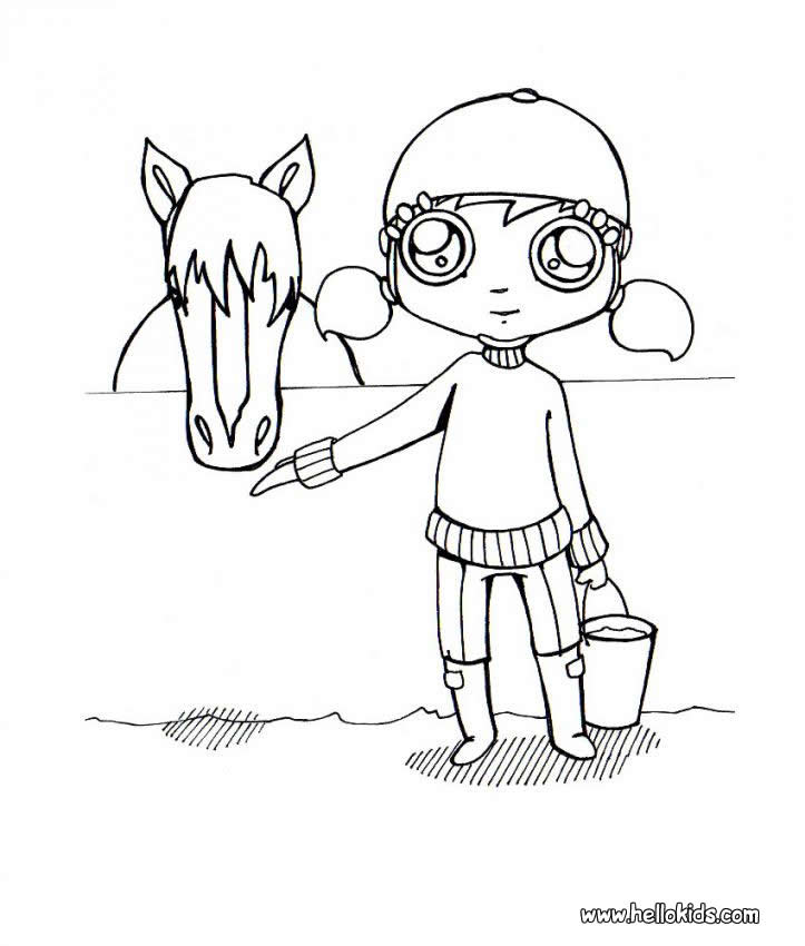 Girls at School - Coloring Pages for Girls