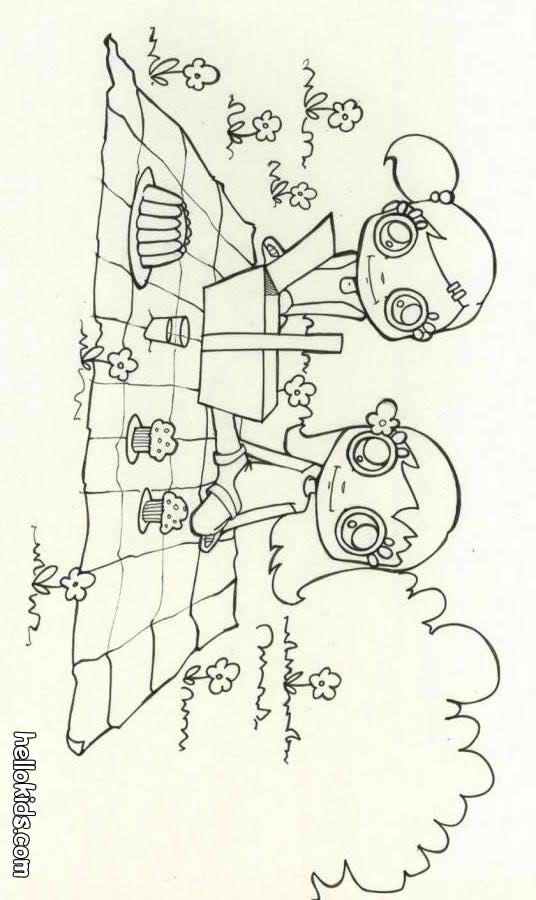 picnic-coloring-page