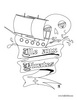 Pirate Island coloring page - Coloring - Fantasy and medieval coloring pages - Pirate coloring pages