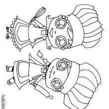 Ready to cook coloring page - Coloring page - CHARACTERS coloring pages - COOKING coloring pages