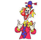 red-and-blue-clown