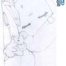 Tooth Mouse legend coloring page
