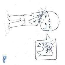 Toothache coloring page - Coloring - People coloring pages - Dental coloring pages