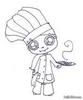 Cooking and Chef coloring pages - People coloring pages - Coloring