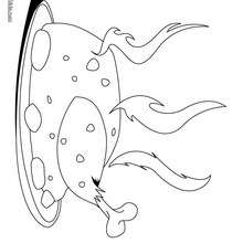 Roost chicken coloring page - Coloring page - CHARACTERS coloring pages - COOKING coloring pages