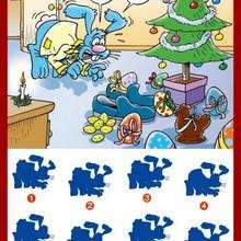 Christmas rabbit - Free Kids Games - LEARNING games - PRINTABLE games