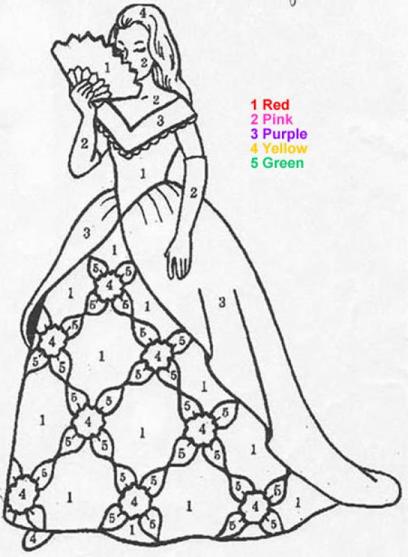 Princess coloring pages