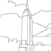 United States Symbols Coloring Pages Guggenheim Museum Empire State Building