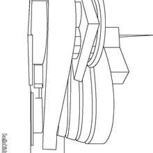 Guggenheim Museum coloring page - Coloring page - COUNTRIES Coloring Pages - THE UNITED STATES symbols coloring pages