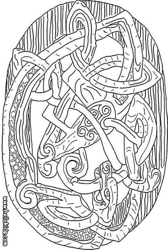celtic coloring page