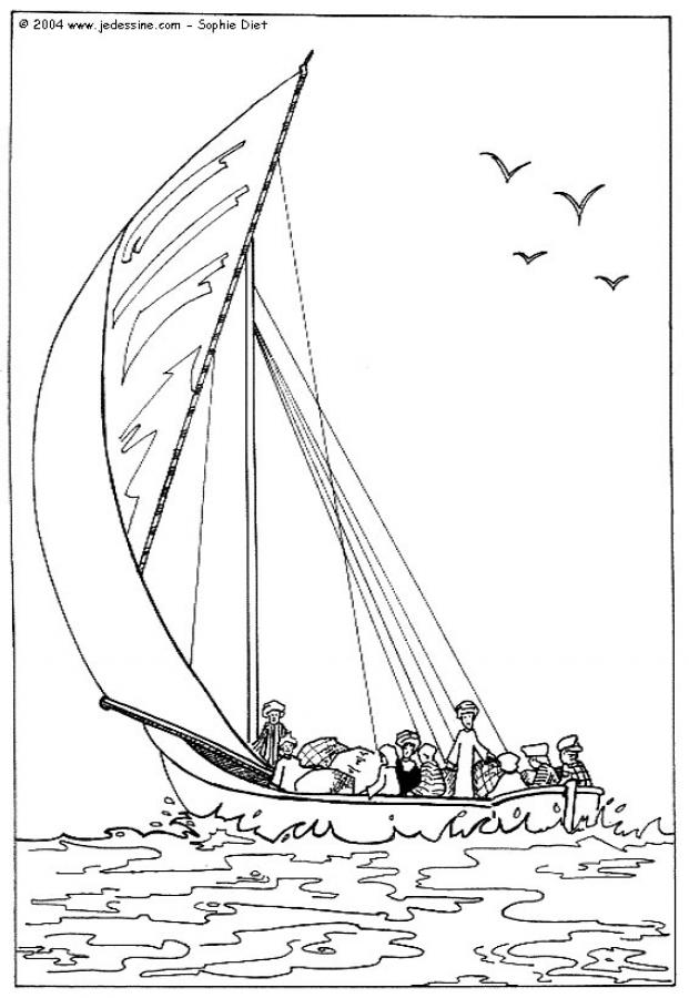 egyptian-boat-coloring-page