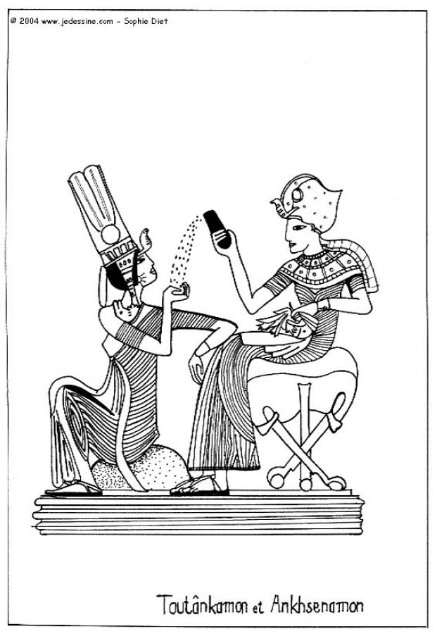 tutankhamun-pharaoh-coloring-page