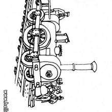 Locomotive coloring page - Coloring page - TRANSPORTATION coloring pages - TRAIN coloring pages