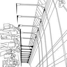 People at the railway station coloring page - Coloring page - TRANSPORTATION coloring pages - TRAIN coloring pages