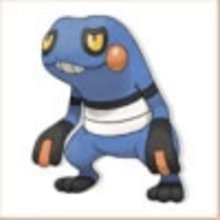 Croagunk coloring page