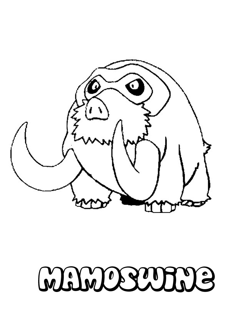 ice type pokemon coloring pages - photo #4