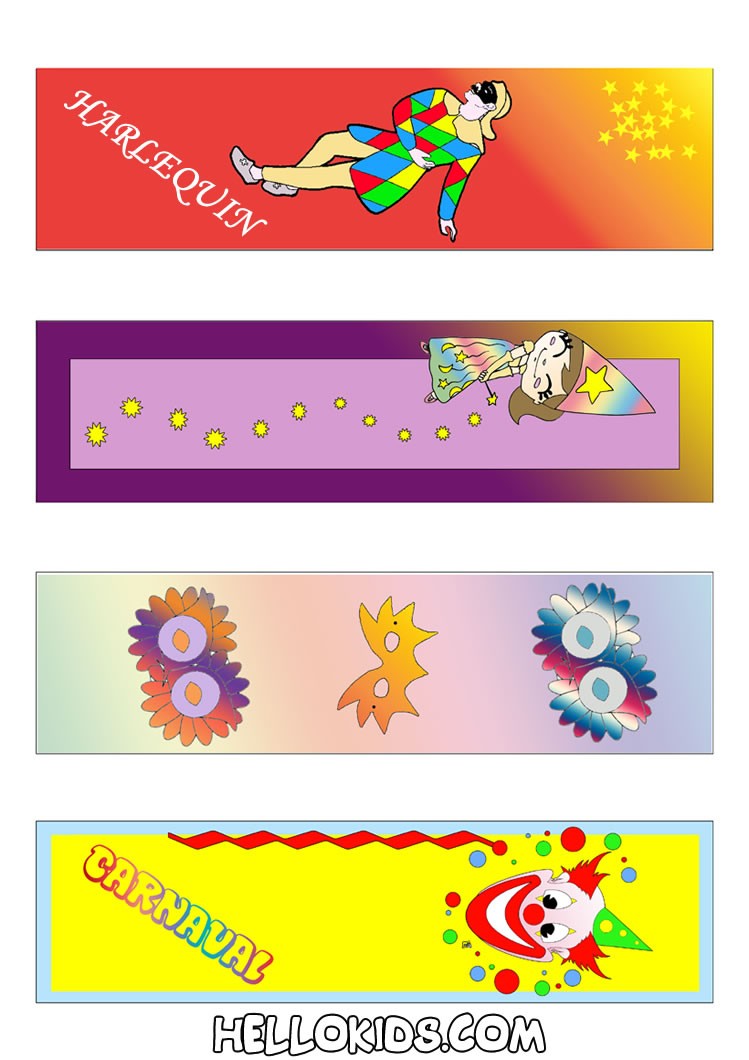 carnival-bookmarks-coloring-page