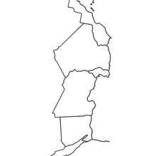 Maghreb map coloring page - Coloring - Countries and Cultures Coloring Pages - Maps and Flags coloring pages