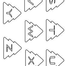 Christmas Letters S to Z  - Coloring - ALPHABET coloring pages - CHRISTMAS TREE letters of alphabet coloring pages