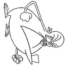 Gorgious Klatoo coloring page - Coloring - CARTOON CHARACTERS Coloring Pages - SPACE GOOFS coloring pages