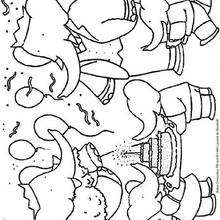 Happy Birthday Babar - Coloring - Cartoon Characters Coloring Pages - Babar coloring pages