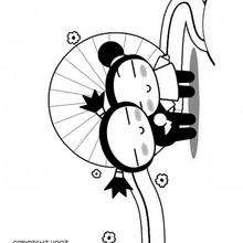 Pucca in love coloring page - Coloring - Cartoon Characters Coloring Pages - Pucca coloring pages