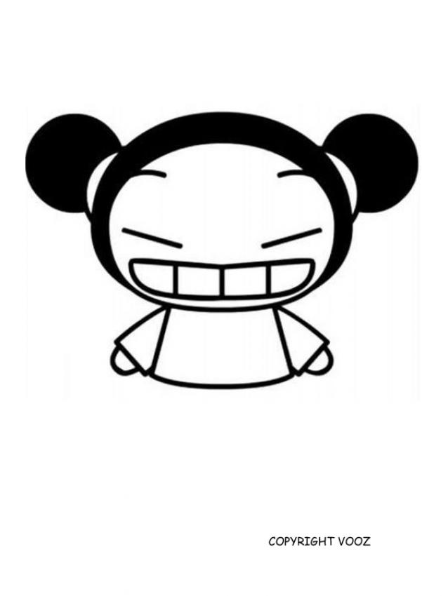 Pucca Coloring Pages 12 Free Printables Cartoon Characters Friend Smiling