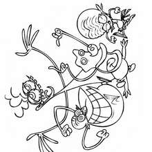 Space Goofs' Party time! - Coloring - CARTOON CHARACTERS Coloring Pages - SPACE GOOFS coloring pages