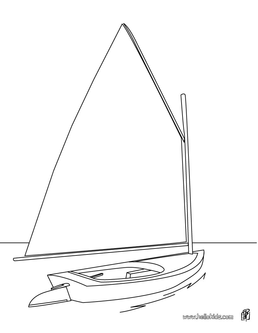 sailing coloring pages - photo #31