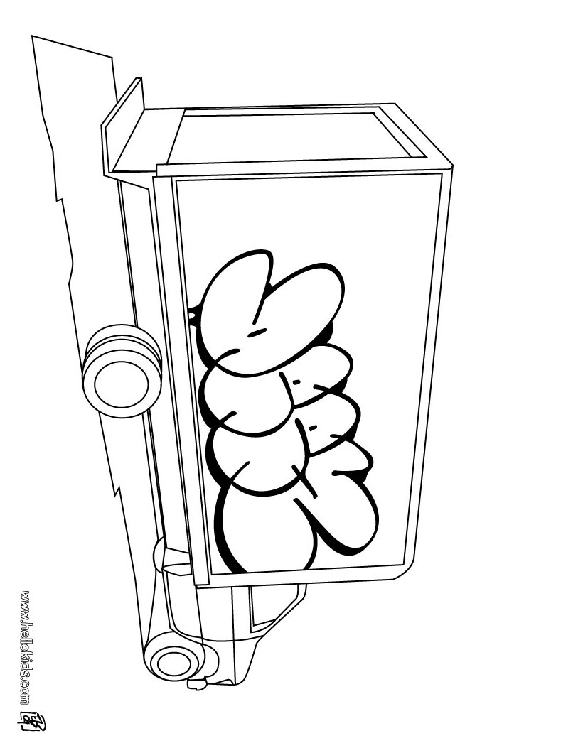 Delivery Van Coloring Pages Hellokids Page Color Online Print