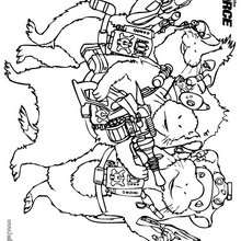G-FORCE coloring pages - G-force agent Blaster