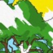 Tree coloring pages