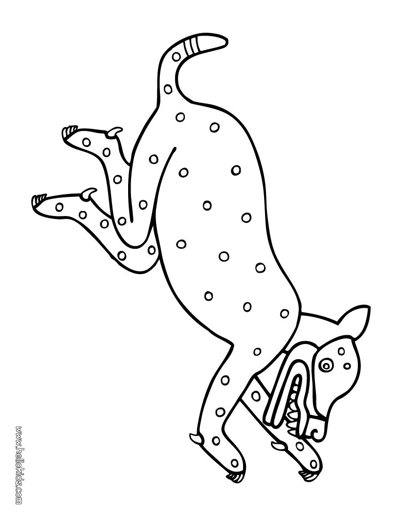 carcajou-prehispanic-coloring-page