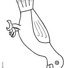 Crow coloring page