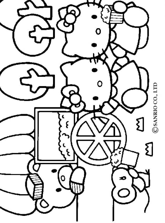 hello-kitty-eating-popcorns-with-friends