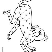 Ocelot coloring page - Coloring - ANIMAL coloring pages - PREHISPANIC ANIMAL animal coloring pages
