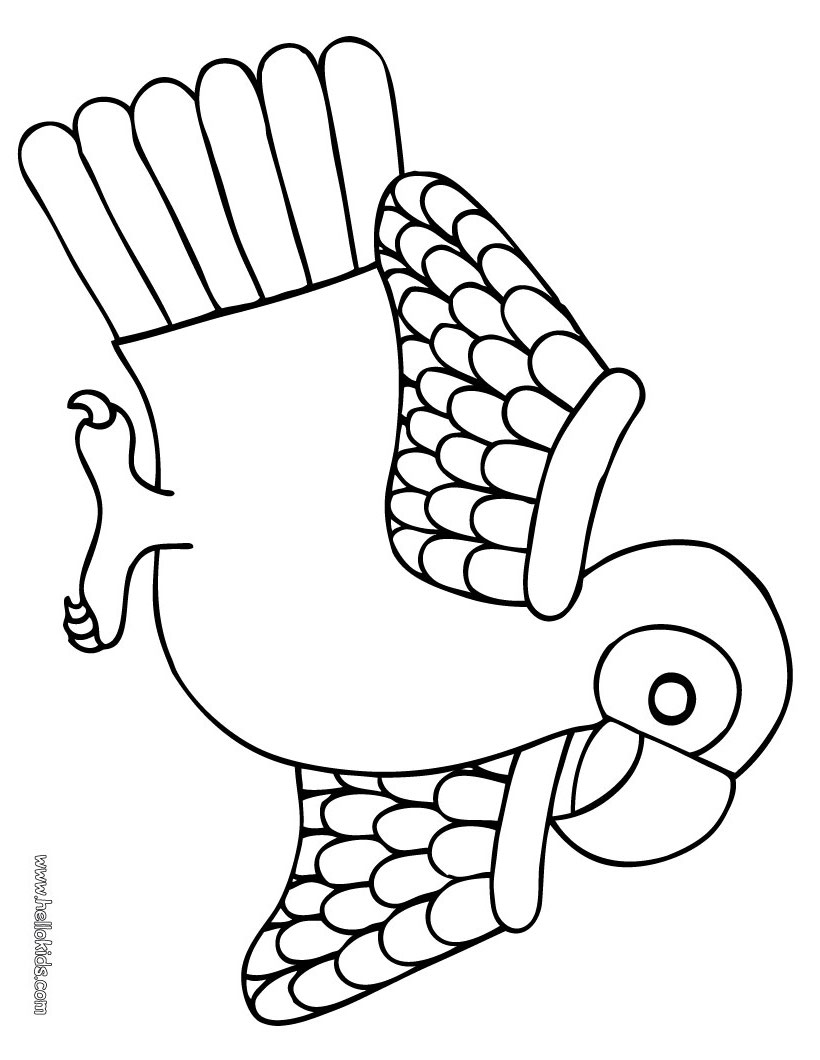 Small-parrot-prehispanic-coloring-page