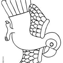 Small parrot coloring page - Coloring - Animal coloring pages - Prehispanic animal coloring pages