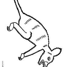 Snow Leopard coloring page - Coloring - ANIMAL coloring pages - PREHISPANIC ANIMAL animal coloring pages