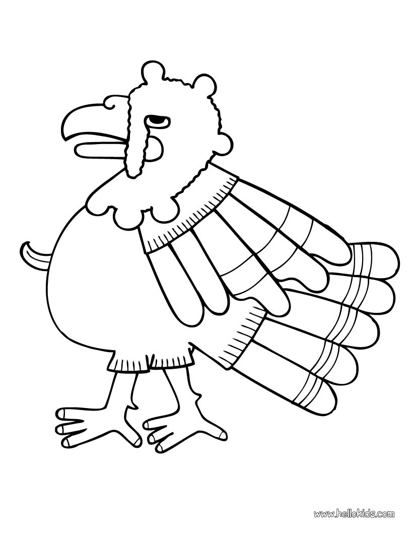 small turkey coloring pages - photo #25
