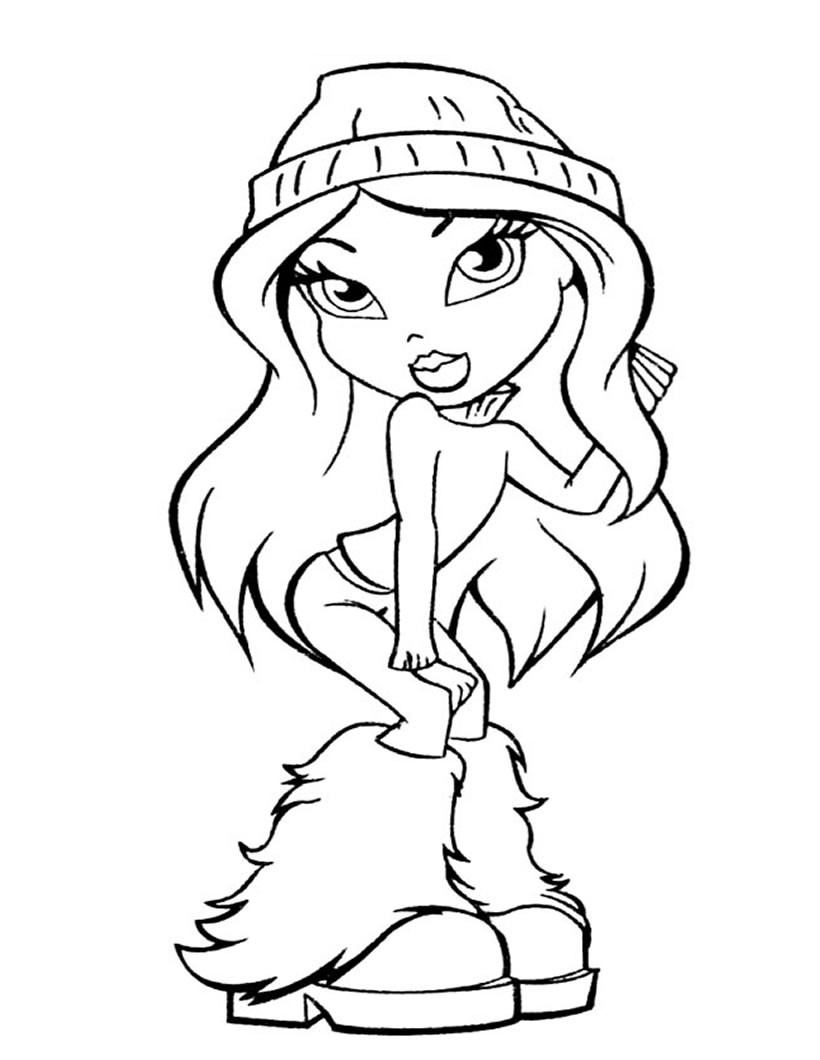 i need bratz coloring pages to color - photo #25