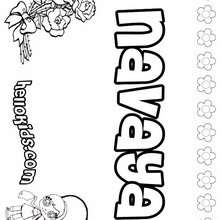 natalie name coloring pages - photo #12