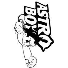 Superhero Astro Boy coloring page - Coloring - Cartoon Characters Coloring Pages - Astro Boy coloring pages
